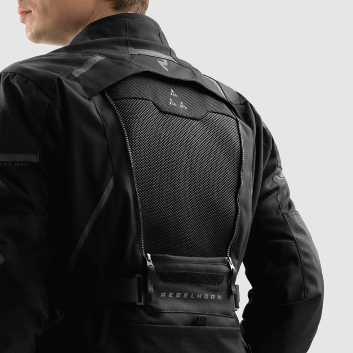 KURTKA MOTOCYKLOWA TEKSTYLNA REBELHORN HARDY 3.0 BLACK