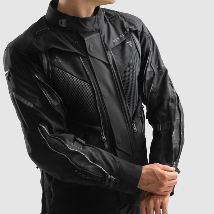 KURTKA MOTOCYKLOWA TEKSTYLNA REBELHORN HARDY 3.0 BLACK