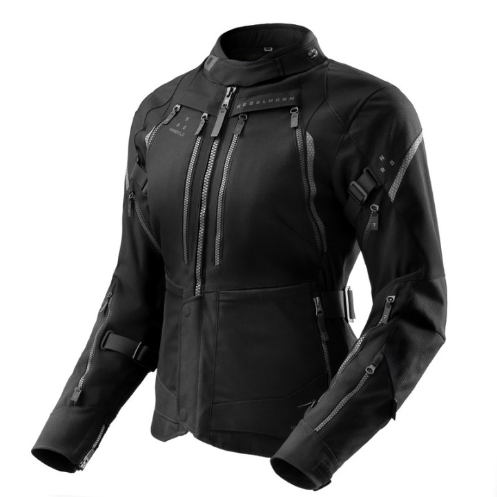 KURTKA MOTOCYKLOWA TEKSTYLNA DAMSKA REBELHORN HARDY 3.0 BLACK