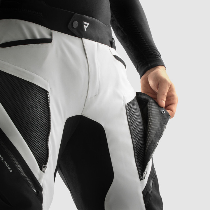 SPODNIE MOTOCYKLOWE TEKSTYLNE REBELHORN HARDY 3.0 BLACK GREY
