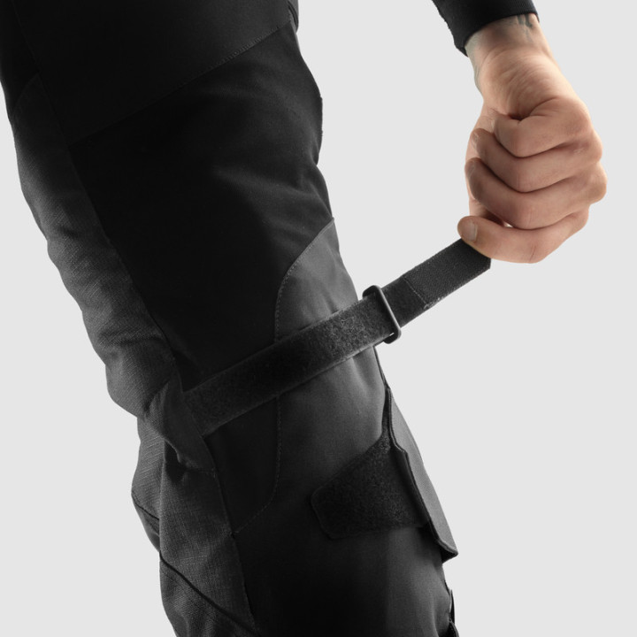 SPODNIE MOTOCYKLOWE TEKSTYLNE REBELHORN HARDY 3.0 BLACK (DŁUGA NOGAWKA)