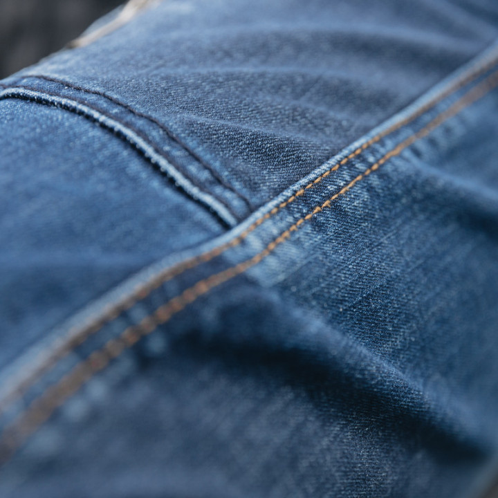 JEANSY MOTOCYKLOWE REBELHORN HAWK 3 REGULAR FIT WASHED BLUE