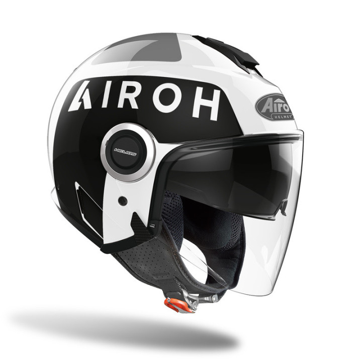 KASK MOTOCYKLOWY AIROH HELIOS UP WHITE GLOSS XS