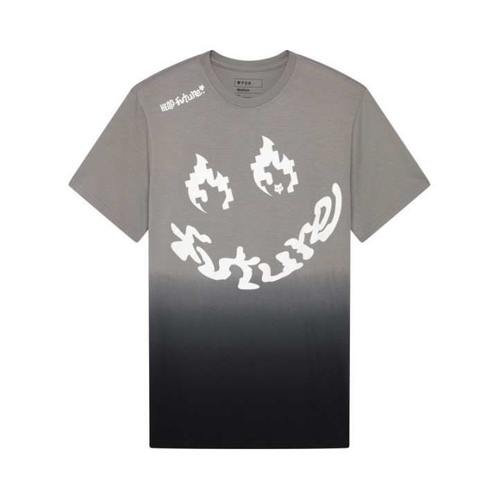 T-SHIRT FOX HELLO PREM STEEL GREY