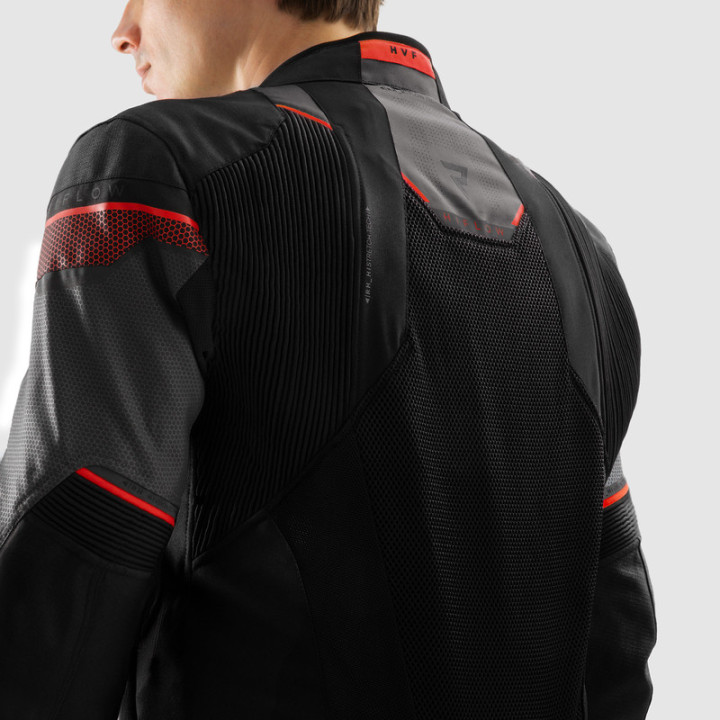 KURTKA MOTOCYKLOWA TEKSTYLNA REBELHORN HIFLOW 5 BLACK GREY RED