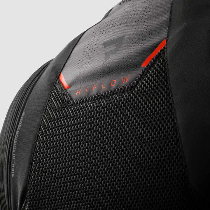 KURTKA MOTOCYKLOWA TEKSTYLNA REBELHORN HIFLOW 5 BLACK GREY RED