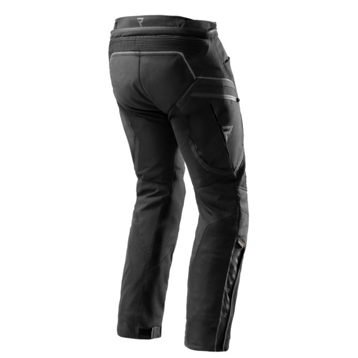 SPODNIE MOTOCYKLOWE TEKSTYLNE REBELHORN HIFLOW 5 BLACK (DŁUGA NOGAWKA)