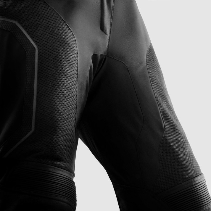 SPODNIE MOTOCYKLOWE TEKSTYLNE REBELHORN HIFLOW 5 BLACK (DŁUGA NOGAWKA)
