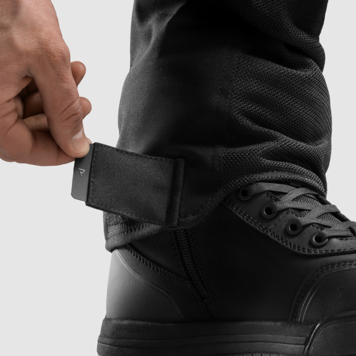 SPODNIE MOTOCYKLOWE TEKSTYLNE REBELHORN HIFLOW 5 BLACK (KRÓTKA NOGAWKA)