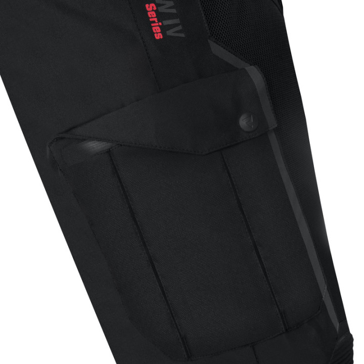 SPODNIE MOTOCYKLOWE TEKSTYLNE REBELHORN HIFLOW 4 BLACK 5XL