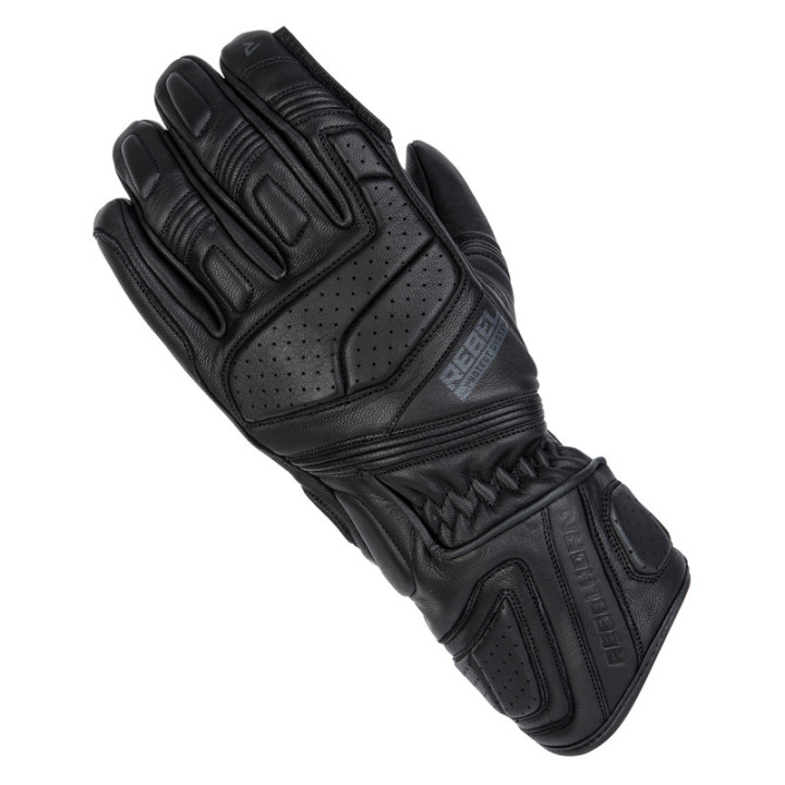RĘKAWICE MOTOCYKLOWE DAMSKIE REBELHORN HIKE 2 BLACK WXS