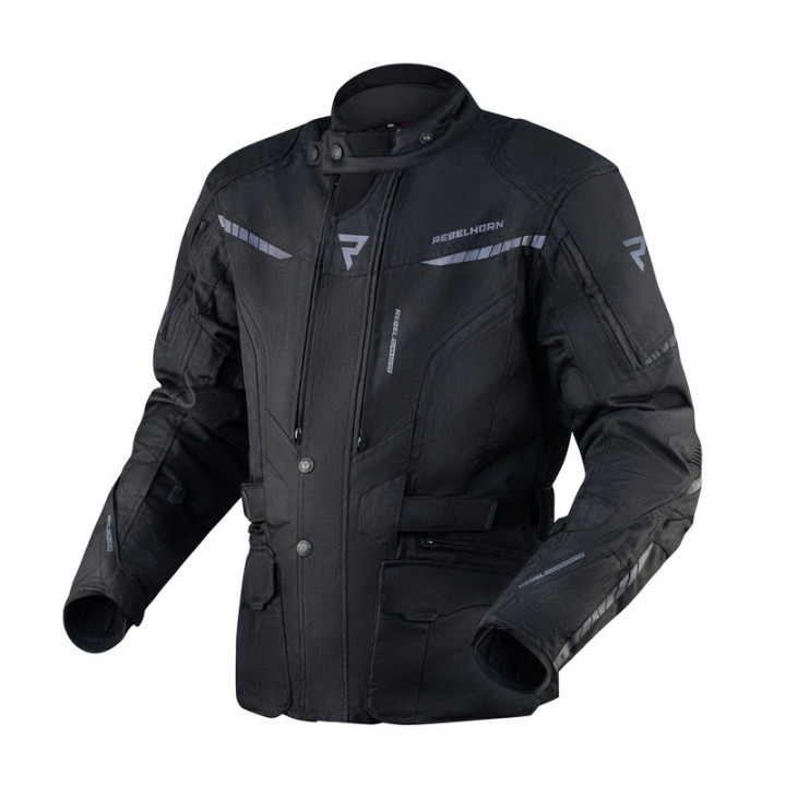 KURTKA MOTOCYKLOWA TEKSTYLNA REBELHORN HIKER 3 BLACK S