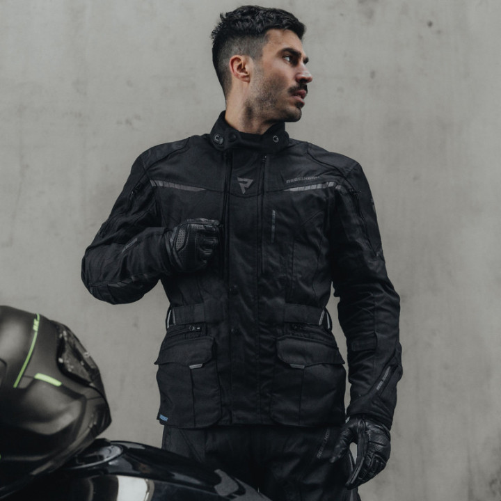 KURTKA MOTOCYKLOWA TEKSTYLNA REBELHORN HIKER 3 BLACK S
