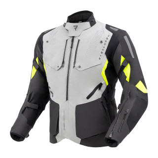KURTKA MOTOCYKLOWA TEKSTYLNA REBELHORN HIKER 4 BLACK GREY FLUO YELLOW