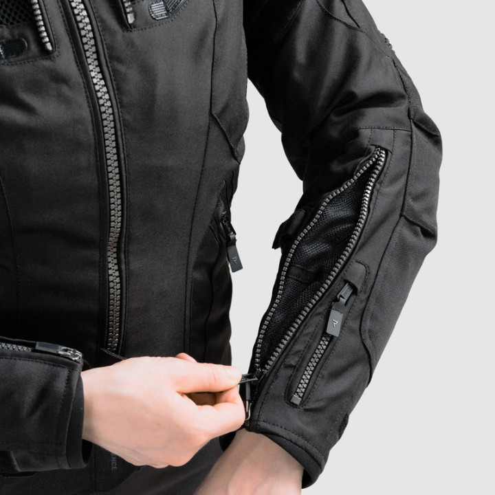 KURTKA MOTOCYKLOWA TEKSTYLNA DAMSKA REBELHORN HIKER 4 BLACK