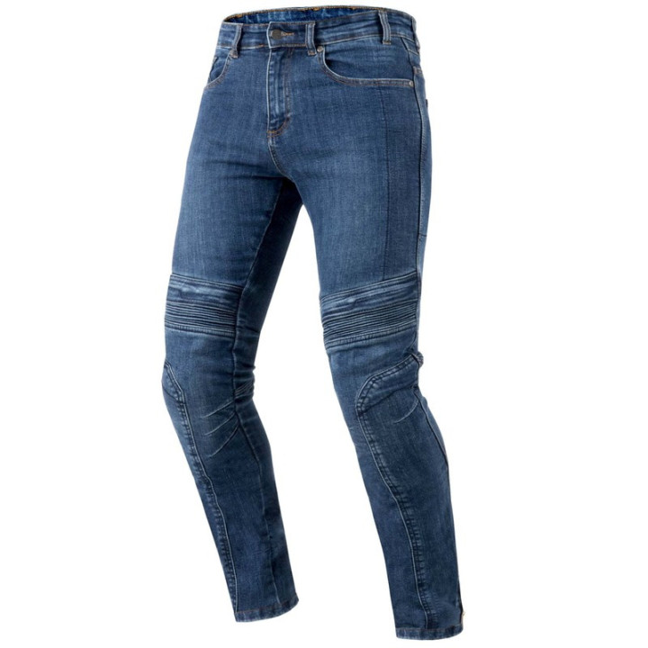 JEANSY MOTOCYKLOWE OZONE HORNET 2 WASHED BLUE
