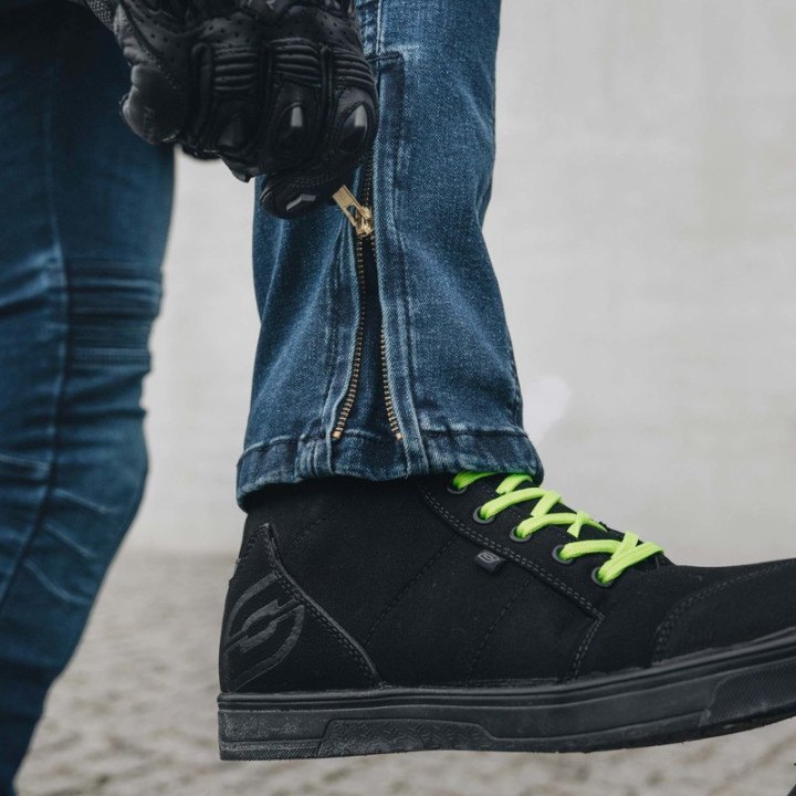 JEANSY MOTOCYKLOWE OZONE HORNET 2 WASHED BLUE