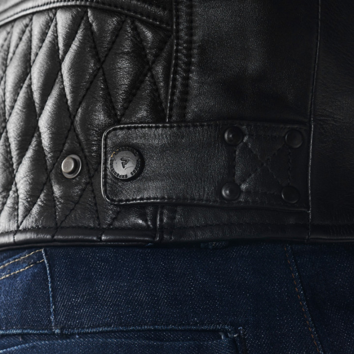 KURTKA MOTOCYKLOWA SKÓRZANA REBELHORN HUNTER 2 BLACK