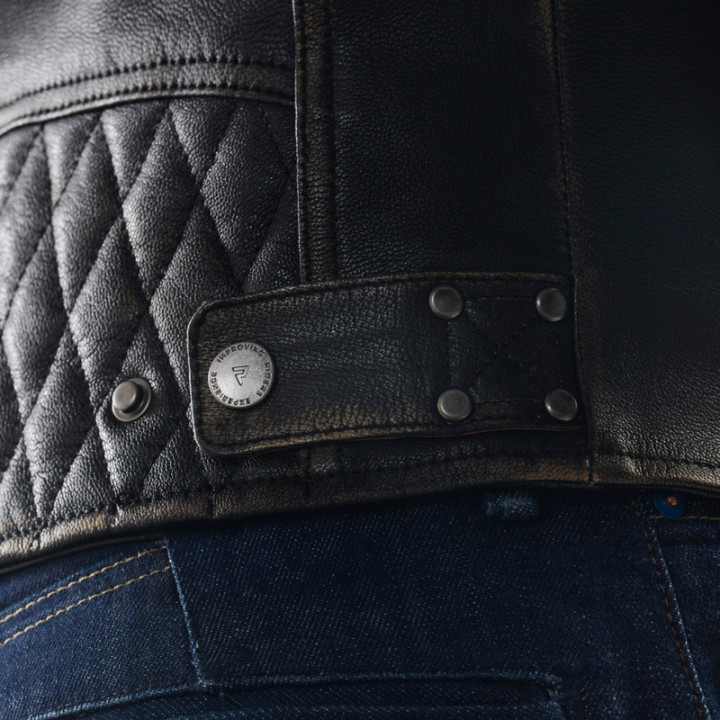 KURTKA MOTOCYKLOWA SKÓRZANA REBELHORN HUNTER 2 VINTAGE BROWN