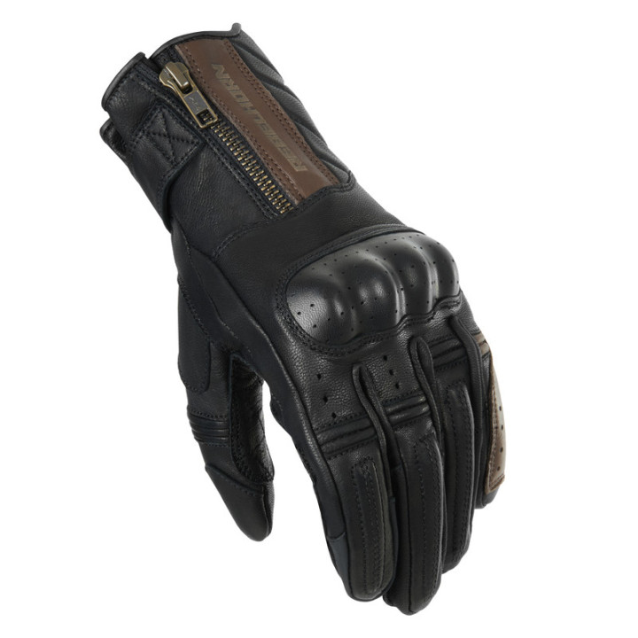 RĘKAWICE MOTOCYKLOWE DAMSKIE REBELHORN HUNTER VINTAGE BROWN