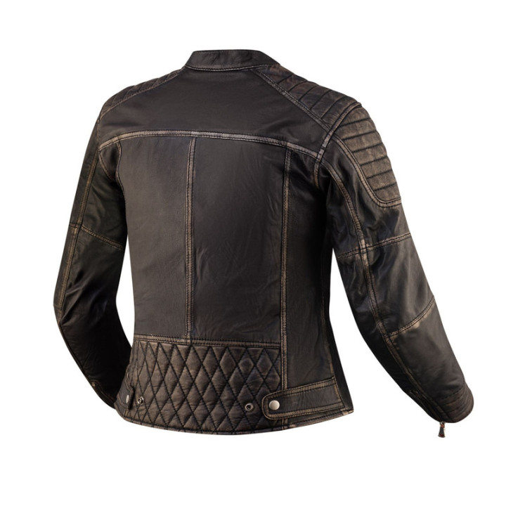 KURTKA MOTOCYKLOWA SKÓRZANA DAMSKA REBELHORN HUNTER PRO VINTAGE BLACK