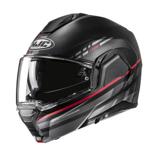 KASK MOTOCYKLOWY HJC I100 SYSMA BLACK RED