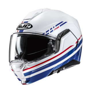 KASK MOTOCYKLOWY HJC I100 SYSMA WHITE BLUE