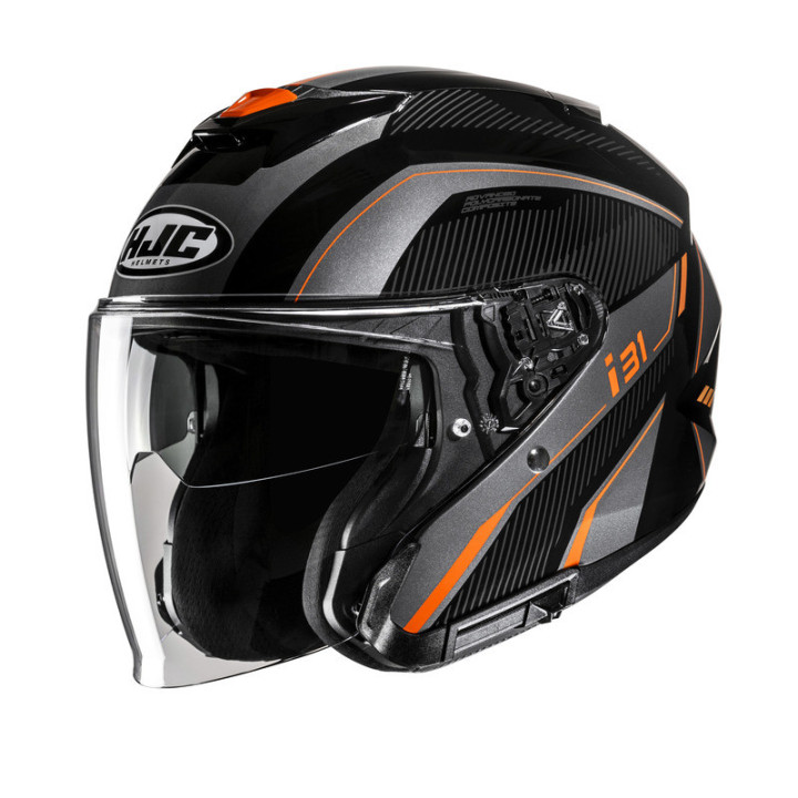 KASK MOTOCYKLOWY HJC I31 RENO BLACK GREY