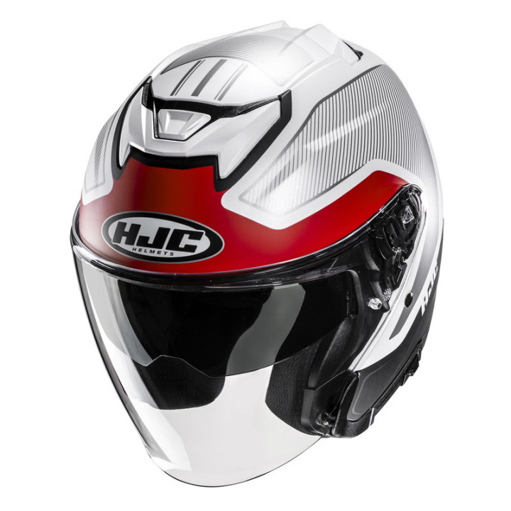 KASK MOTOCYKLOWY HJC I31 TEVIS GREY RED