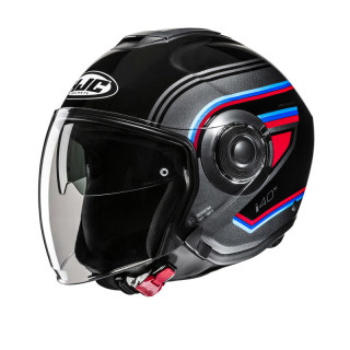 KASK MOTOCYKLOWY HJC I40N LINIA BLACK GREY