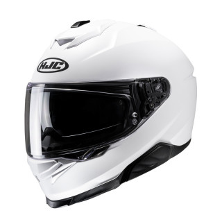 KASK MOTOCYKLOWY HJC I71 SEMI FLAT PEARL WHITE