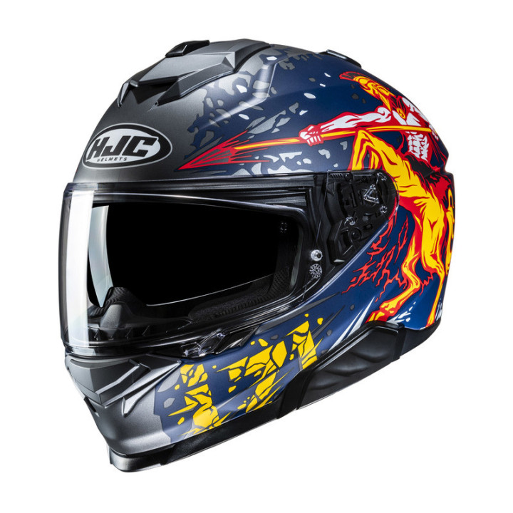 KASK MOTOCYKLOWY HJC I71 TAURUS GREY BLACK
