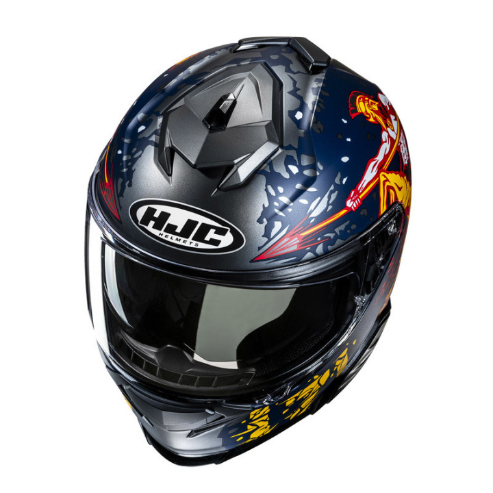 KASK MOTOCYKLOWY HJC I71 TAURUS GREY BLACK