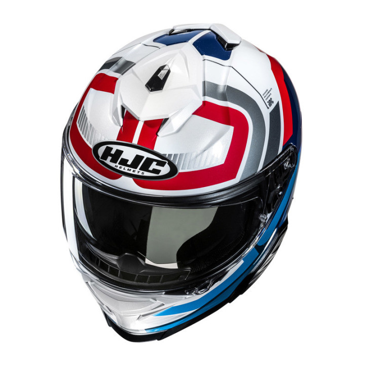KASK MOTOCYKLOWY HJC I71 VIZ BLUE RED
