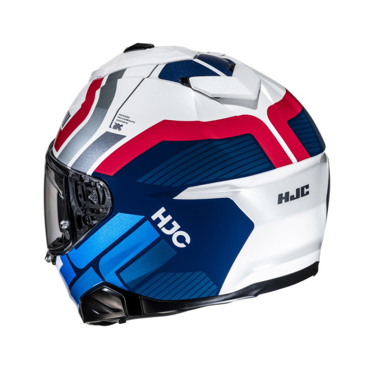 KASK MOTOCYKLOWY HJC I71 VIZ BLUE RED