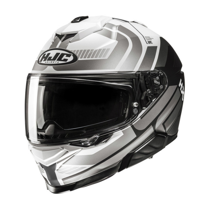 KASK MOTOCYKLOWY HJC I71 VIZ GREY BLACK