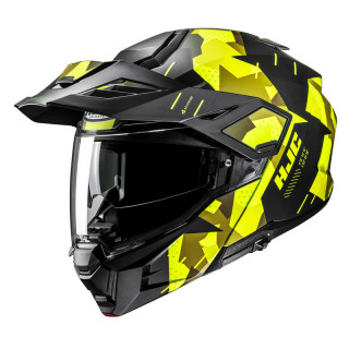 KASK MOTOCYKLOWY HJC I80 ROKI BLACK YELLOW