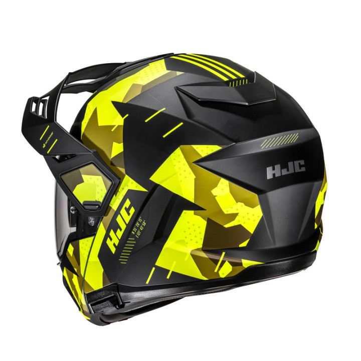 KASK MOTOCYKLOWY HJC I80 ROKI BLACK YELLOW
