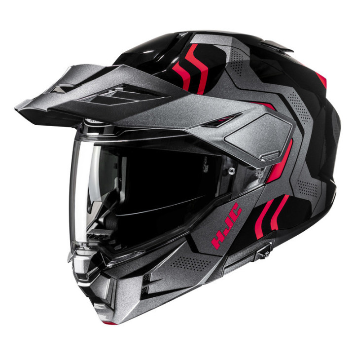 KASK MOTOCYKLOWY HJC I80 VELLY BLACK RED