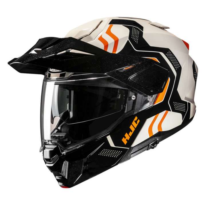 KASK MOTOCYKLOWY HJC I80 VELLY BLACK BEIGE