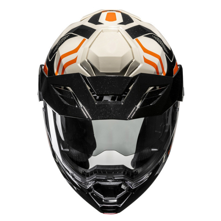 KASK MOTOCYKLOWY HJC I80 VELLY BLACK BEIGE