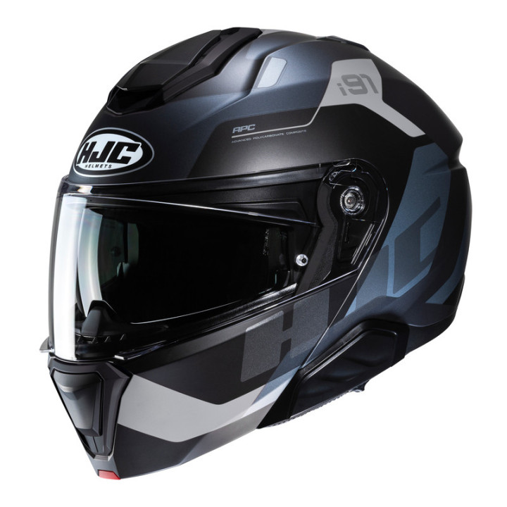 KASK MOTOCYKLOWY HJC I91 CARST BLACK GREY