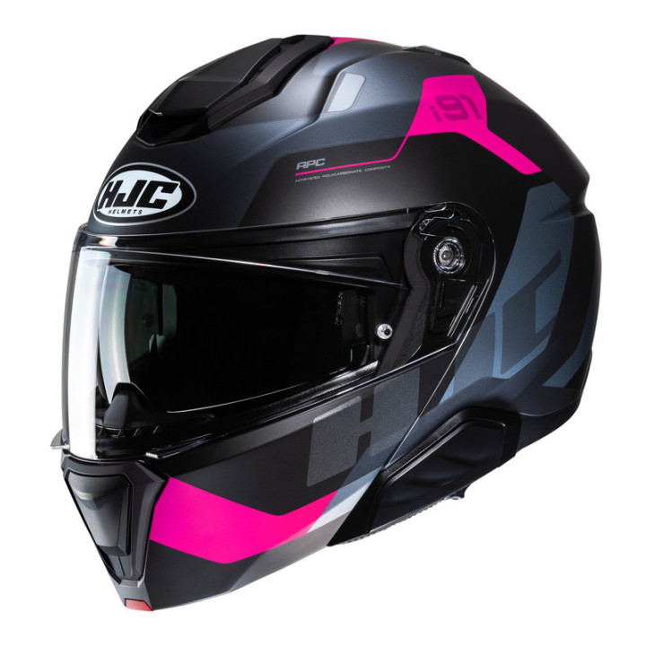 KASK MOTOCYKLOWY HJC I91 CARST BLACK PINK