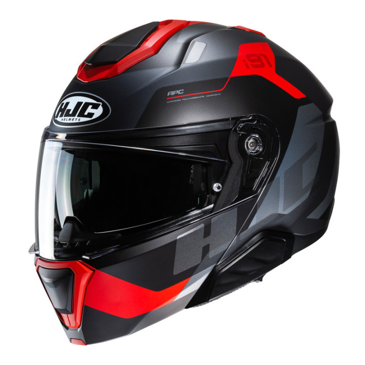 KASK MOTOCYKLOWY HJC I91 CARST BLACK RED