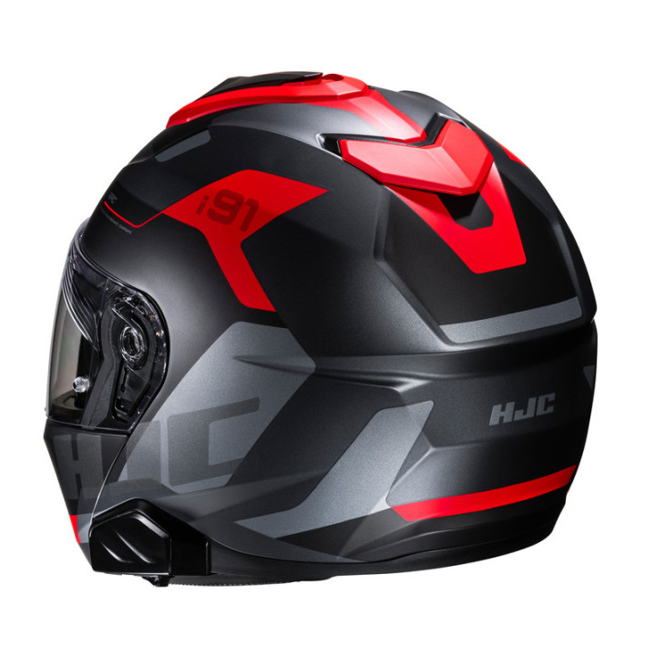 KASK MOTOCYKLOWY HJC I91 CARST BLACK RED