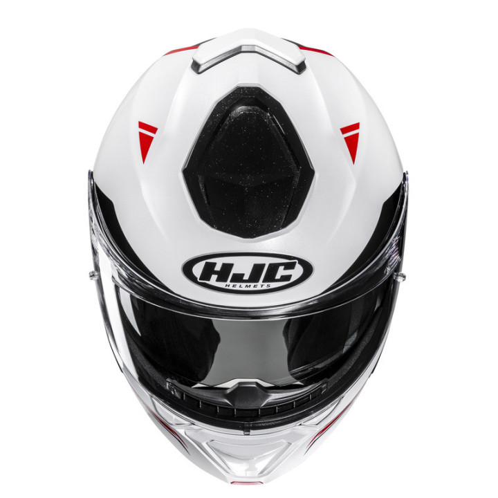 KASK MOTOCYKLOWY HJC I91 TRICUS WHITE RED