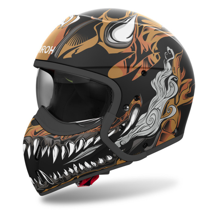 KASK MOTOCYKLOWY AIROH J110 ONI GLOSS XL
