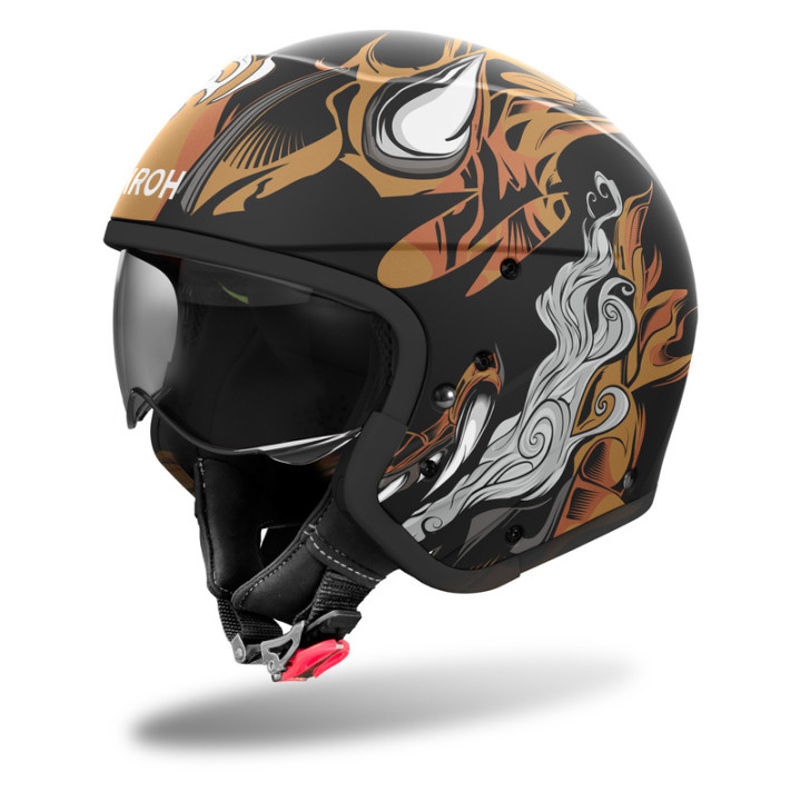 KASK MOTOCYKLOWY AIROH J110 ONI GLOSS XL