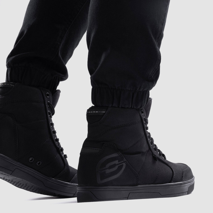 JEANSY MOTOCYKLOWE DAMSKIE OZONE JANE JOGGER FIT BLACK