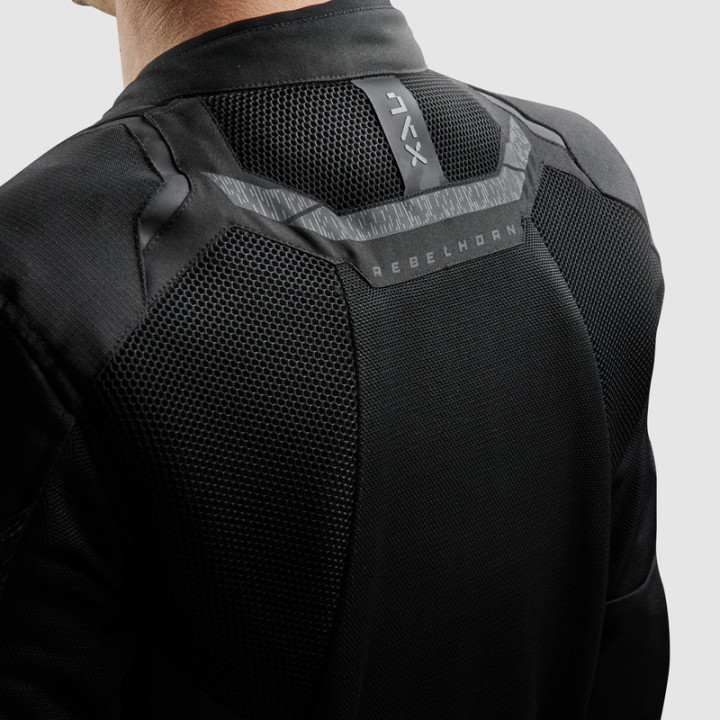 KURTKA MOTOCYKLOWA TEKSTYLNA REBELHORN JAX BLACK